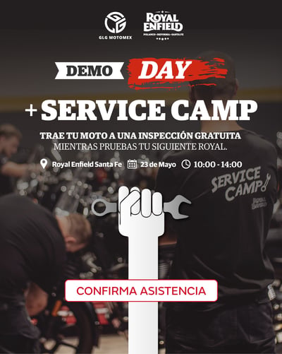 Demo Day + Service Camp Royal Enfield Santa Fe