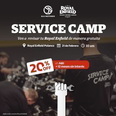 Service Camp Royal Enfield – Sábado 21/02 en Royal Enfield Polanco